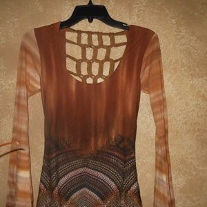 SKY Brand Braided Open Back Mini Dress/Top